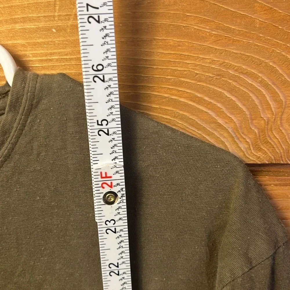 Steven Alan Men’s‎ T-shirt S Army Olive Grn Cotton Zenned out Japan short sleeve